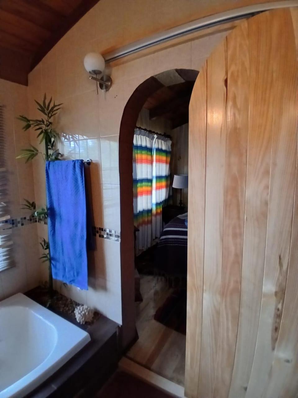 Cabana Con Banera Y Chimeneas En Puesta De Sol El Pacifico Dış mekan fotoğraf